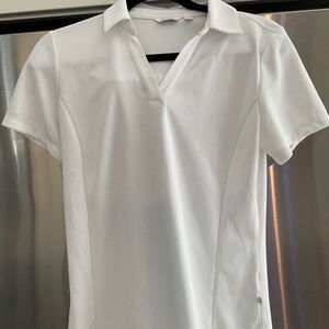 Lady Hagen Women’s Golf Shirt. White size Medium